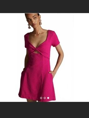Anthropologie Maeve Cut-Out Mini Dress
